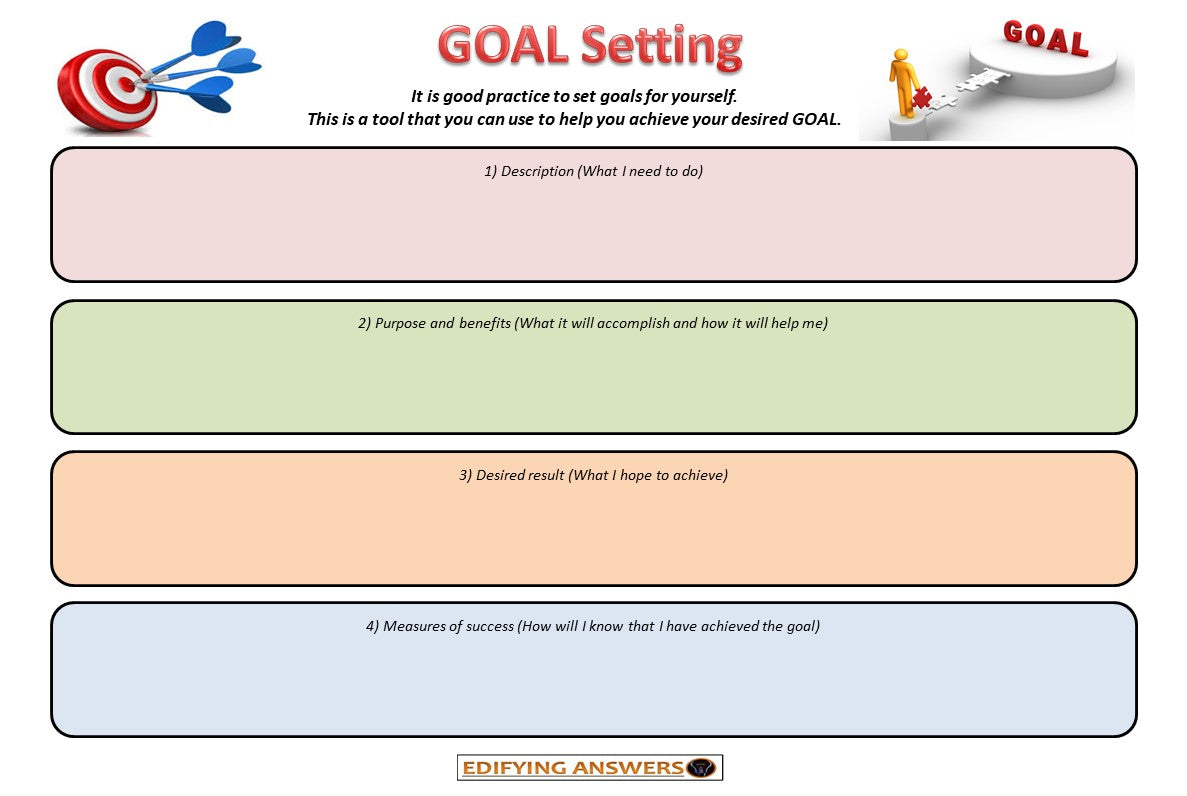 Goals Setting - Edifying Answers